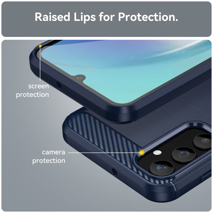 CARBON Zadný obal pre Samsung Galaxy A25 5G - modrý