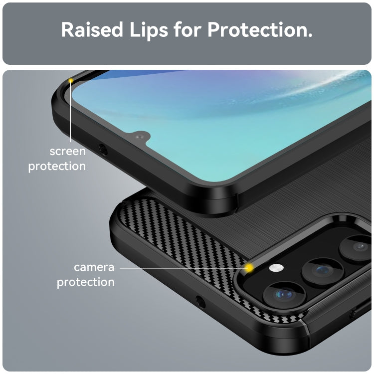 CARBON Zadný obal pre Samsung Galaxy A25 5G - čierny