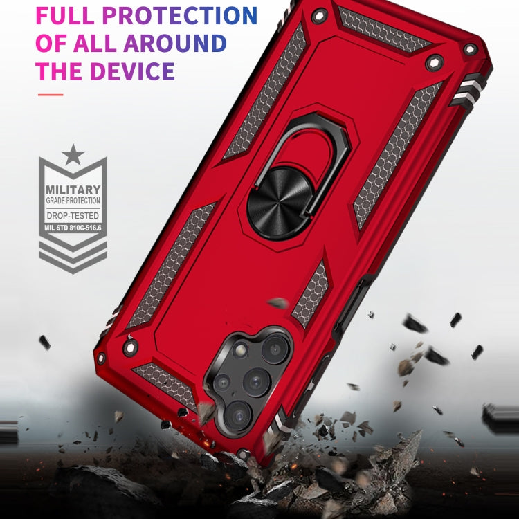 RING ARMOR Tvrdený kryt pre Samsung Galaxy A32 5G - zlatý