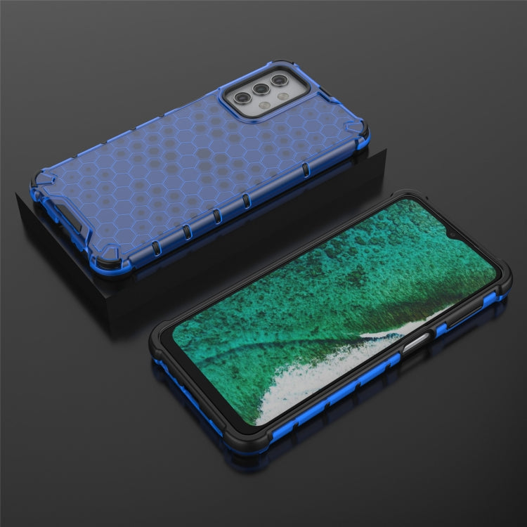 HONEYCOMB Tvrdený kryt pre Samsung Galaxy A32 5G - modrý