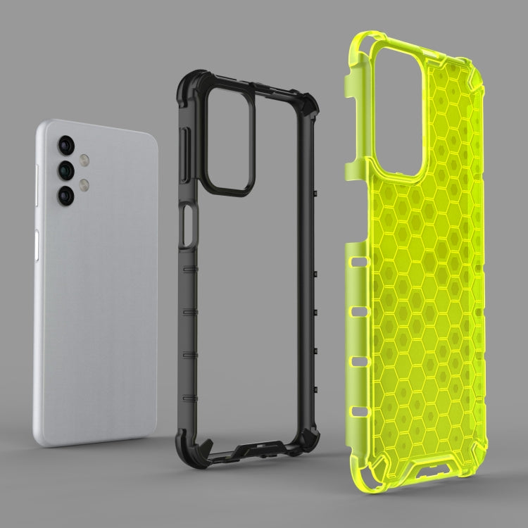 HONEYCOMB Tvrdený kryt pre Samsung Galaxy A32 5G - modrý