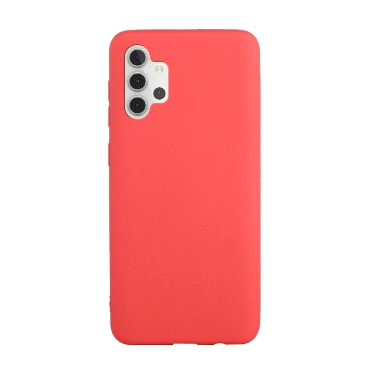 MATT Silikónový obal pre Samsung Galaxy A32 5G - červený