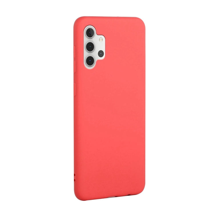 MATT Silikónový obal pre Samsung Galaxy A32 5G - červený