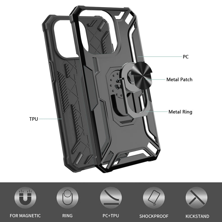 WARSHIP ARMOR Tvrdený kryt pre Samsung Galaxy A34 5G - červený