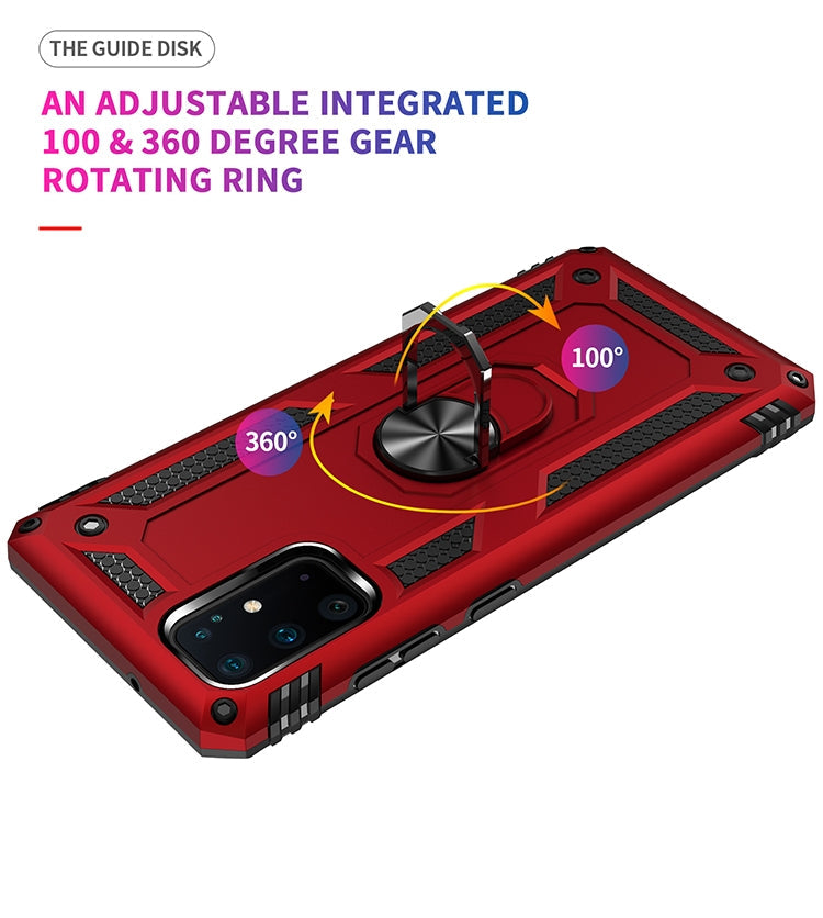 RING ARMOR Tvrdený kryt pre Samsung Galaxy S20 Plus - modrý