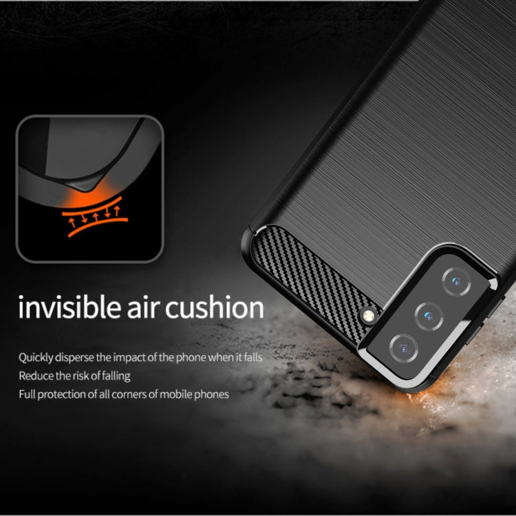 CARBON Zadný obal pre Samsung Galaxy S21 Plus 5G - modrý