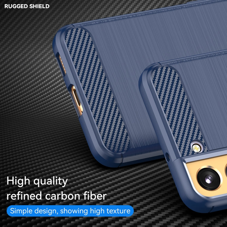 CARBON Zadný obal pre Samsung Galaxy S22 Plus 5G - modrý