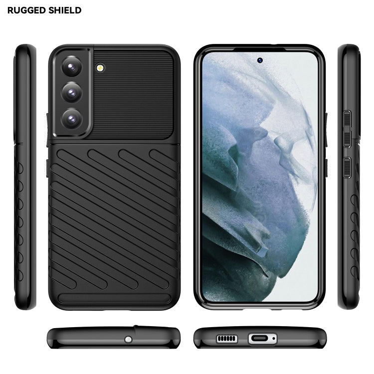 THUNDER Ochranný kryt pre Samsung Galaxy S22 Plus 5G - čierny