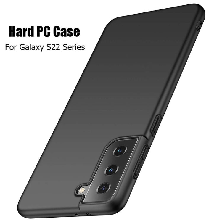 MATT Silikónový obal pre Samsung Galaxy S22 Plus 5G - čierny