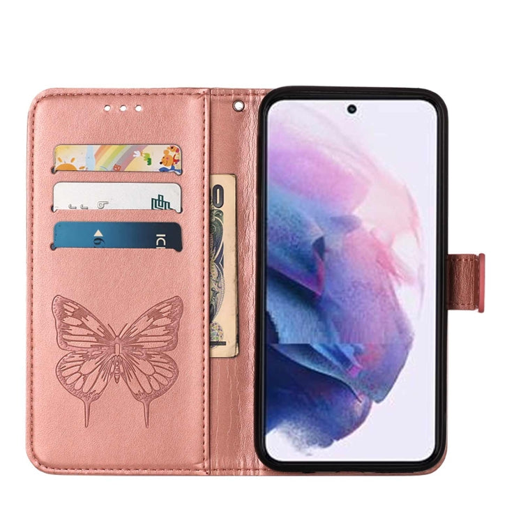 BUTTERFLY Knižkové puzdro pre Samsung Galaxy S22 5G - ružové