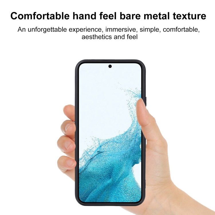 MATT Silikónový obal pre Samsung Galaxy S22 5G - čierny