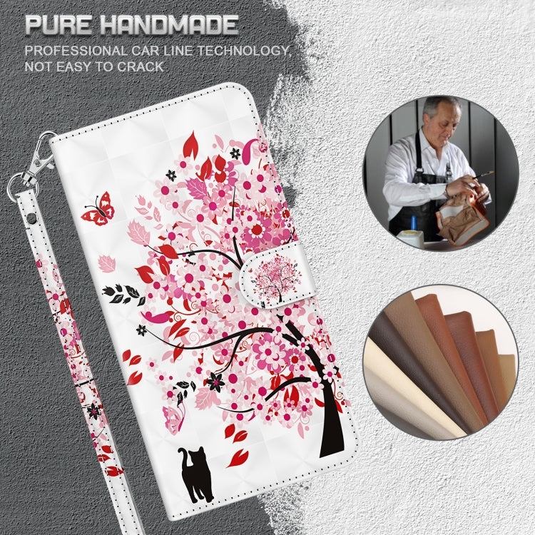 PAINT Knižkové puzdro pre Samsung Galaxy S23 5G - TREE bielo ružové