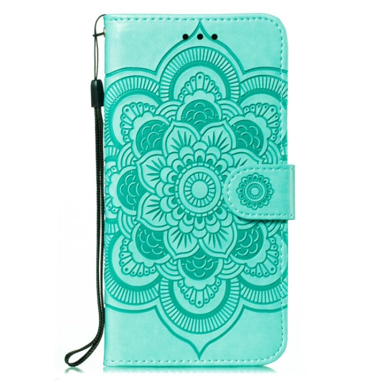 MANDALA Knižkové puzdro pre Samsung Galaxy S23 5G - zelené