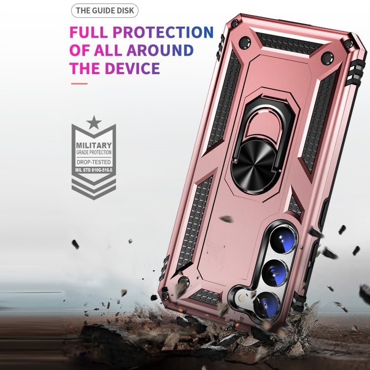 RING ARMOR Tvrdený kryt pre Samsung Galaxy S23 5G - ružový