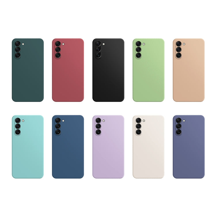 MATT Silikónový obal pre Samsung Galaxy S23 5G - zelený