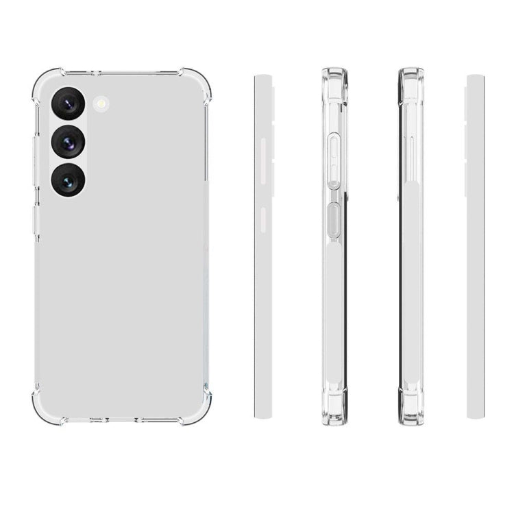 TRANSPARENTNÝ Silikónový obal pre Samsung Galaxy S23 5G - priesvitný
