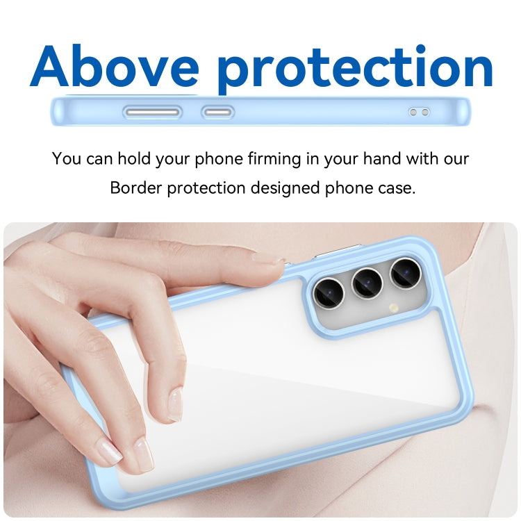 ACRYLIC Zadný kryt pre Samsung Galaxy S23 FE - modrý