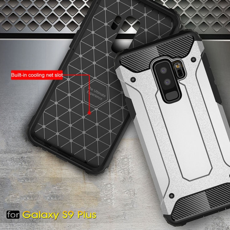 HYBRID ARMOR Tvrdený kryt pre Samsung Galaxy S9 Plus - sivý
