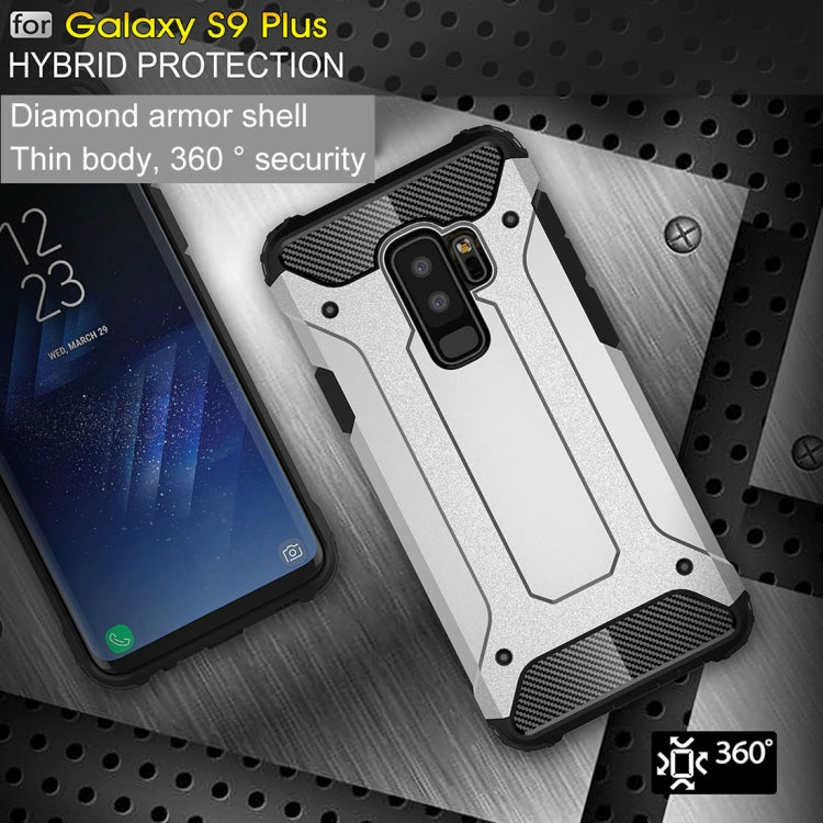 HYBRID ARMOR Tvrdený kryt pre Samsung Galaxy S9 Plus - sivý