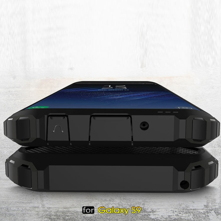 HYBRID ARMOR Tvrdený kryt pre Samsung Galaxy S9 - sivý