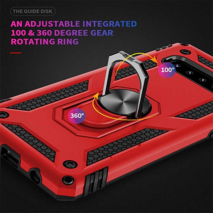 RING ARMOR Tvrdený kryt pre Samsung Galaxy S10 Plus - sivý