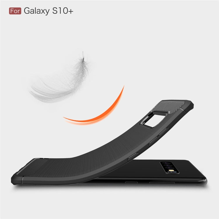 CARBON Zadný obal pre Samsung Galaxy S10 Plus - modrý