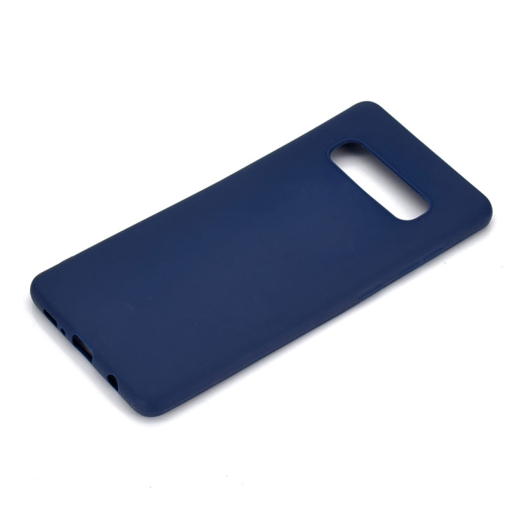 MATT Silikónový obal pre Samsung Galaxy S10 Plus - modrý