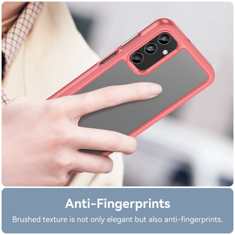 ACRYLIC Zadný kryt pre Samsung Galaxy A15 / A15 5G - červený