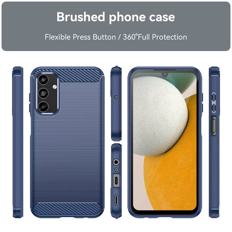 CARBON Zadný obal pre Samsung Galaxy A15 / A15 5G - modrý