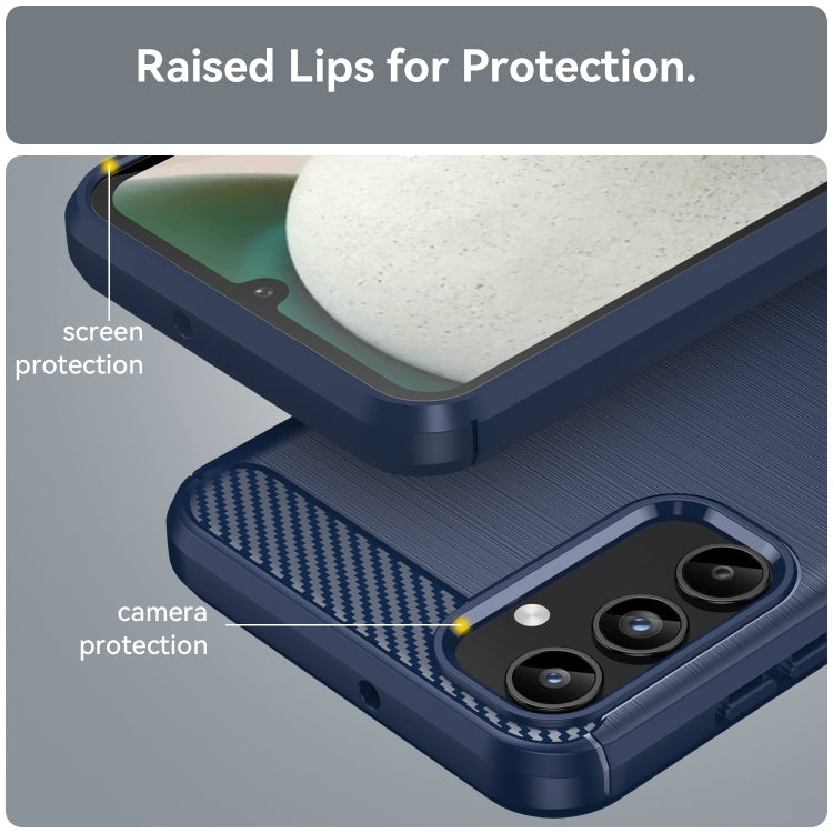 CARBON Zadný obal pre Samsung Galaxy A15 / A15 5G - modrý