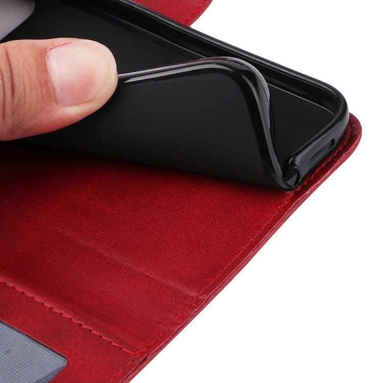 SOLID Knižkové puzdro pre Samsung Galaxy S24 Ultra 5G - červené