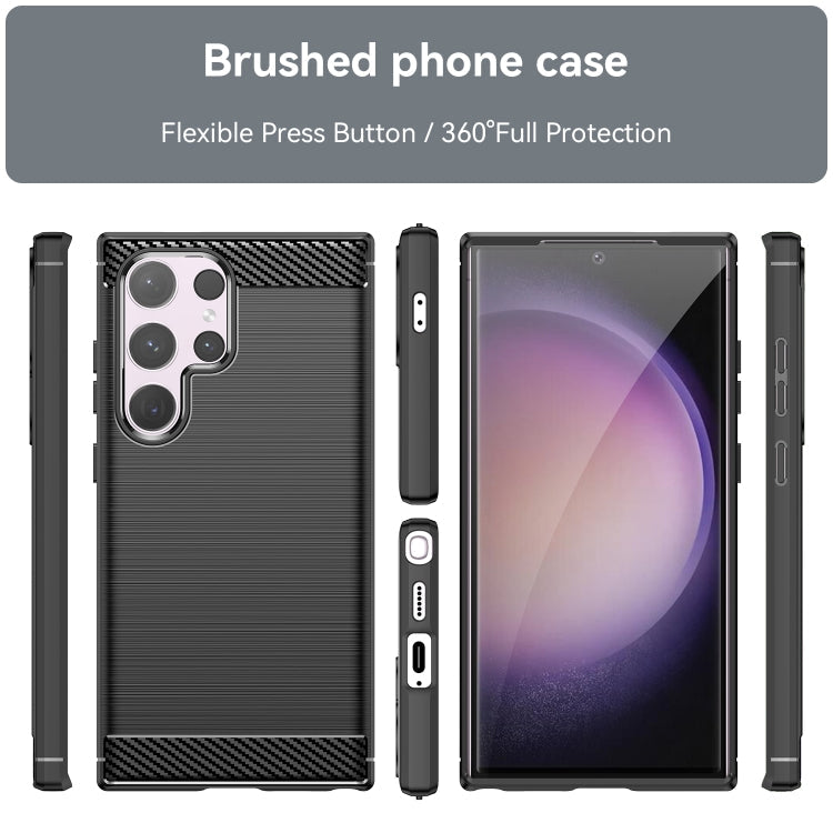 CARBON Zadný obal pre Samsung Galaxy S24 Ultra 5G - čierny