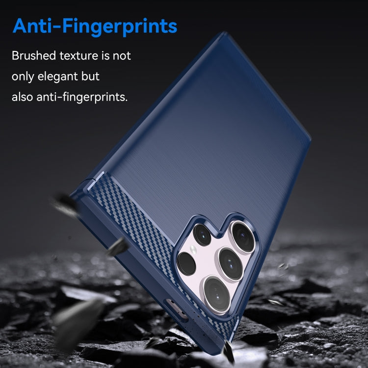 CARBON Zadný obal pre Samsung Galaxy S24 Ultra 5G - modrý