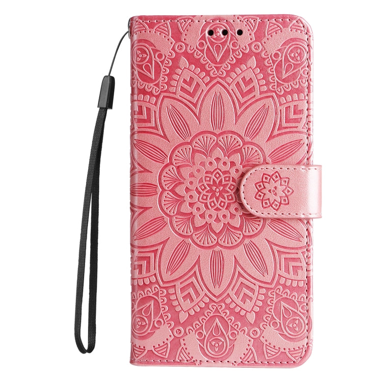 FLOWER Knižkové puzdro pre Samsung Galaxy S24 Plus 5G - ružové