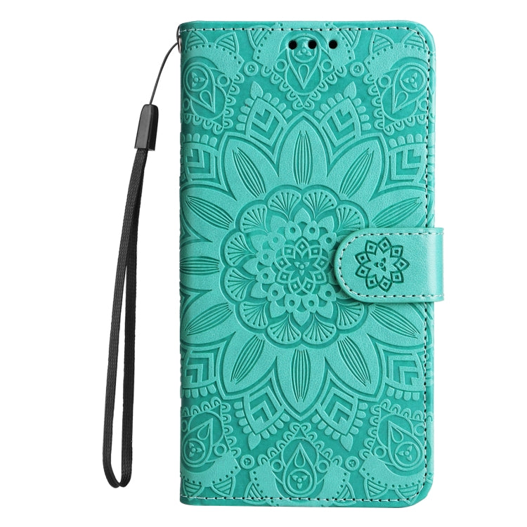 FLOWER Knižkové puzdro pre Samsung Galaxy S24 Plus 5G - zelené