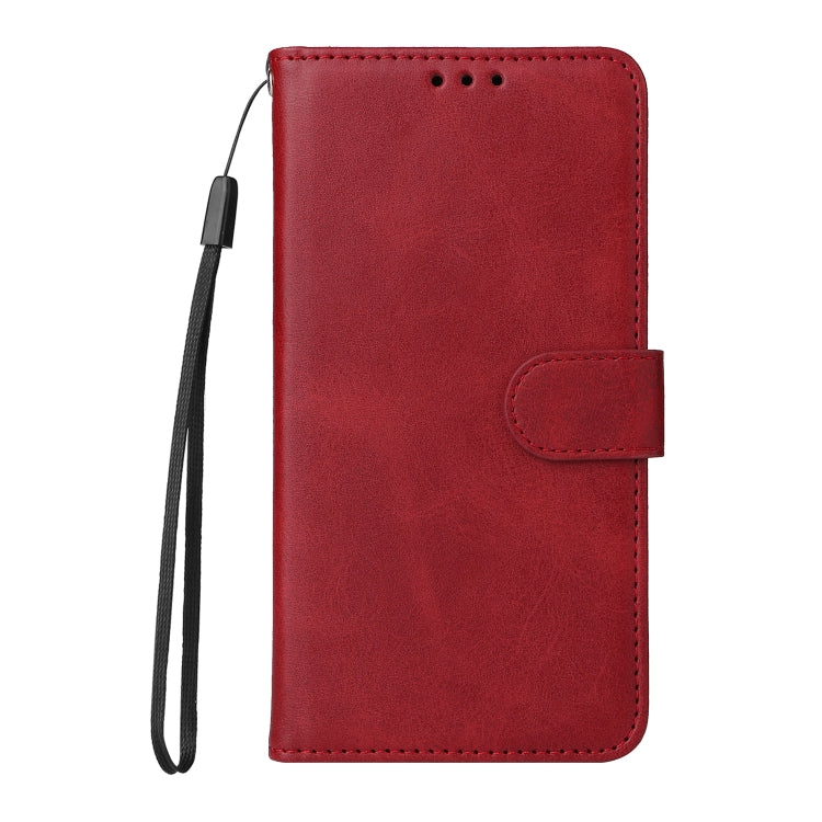 SOLID Knižkové puzdro pre Samsung Galaxy S24 Plus 5G - červené