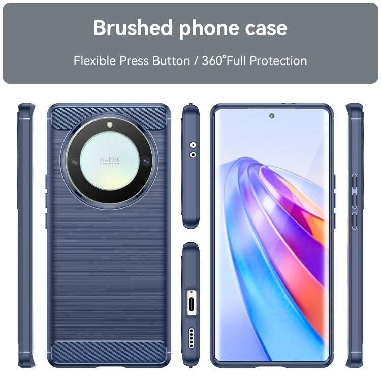 CARBON Zadný obal pre Honor Magic 5 Lite 5G - modrý