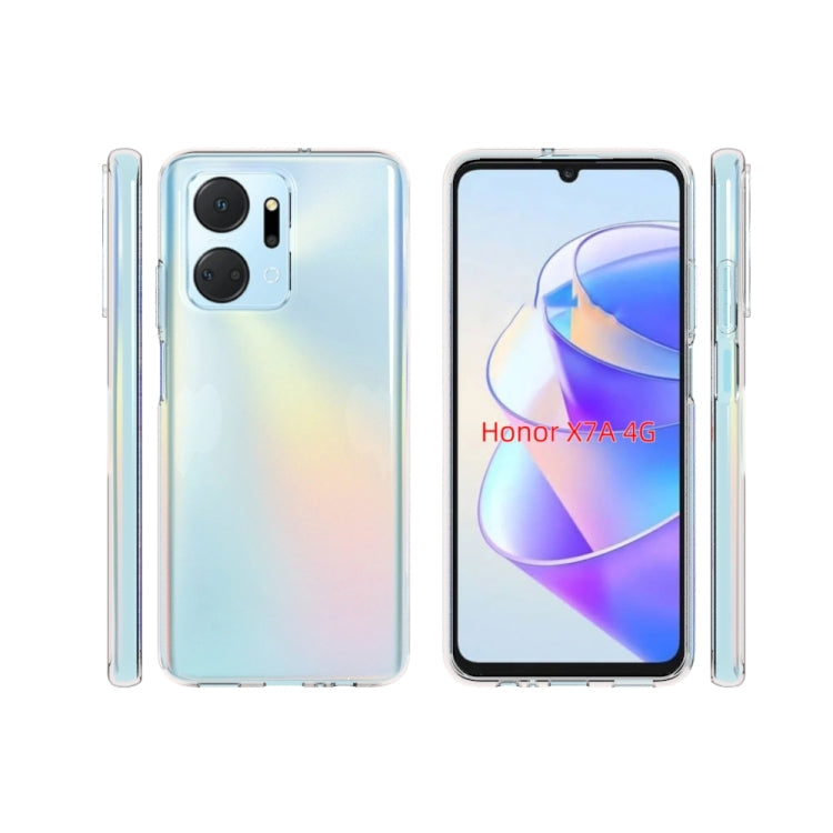 TRANSPARENTNÝ Silikónový obal pre Honor X7a - priesvitný