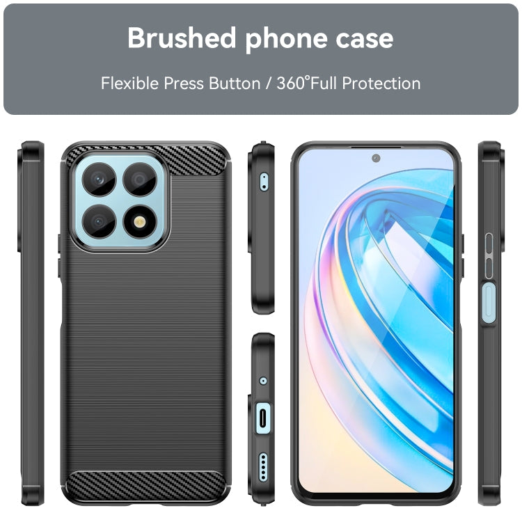 CARBON Zadný obal pre Honor X8a - čierny