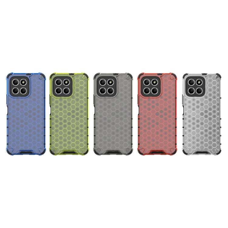HONEYCOMB Tvrdený kryt pre Honor X6 / X8 5G - červený