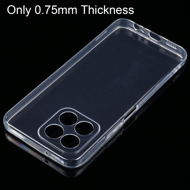 TRANSPARENTNÝ Silikónový obal pre Honor X6 / X8 5G - priesvitný
