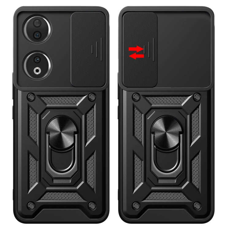 SLIDING ARMOR Tvrdený kryt pre Honor 90 5G - zlatý