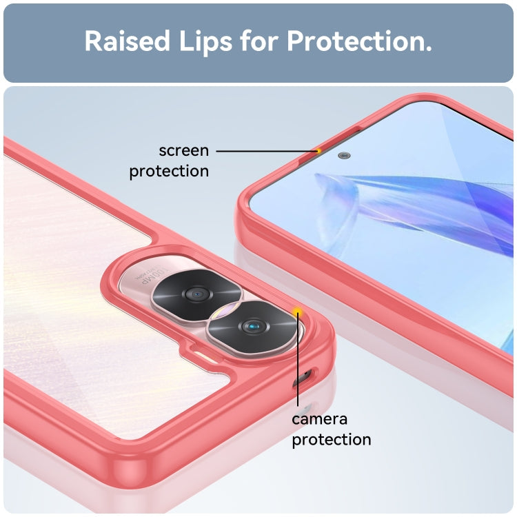 ACRYLIC Zadný kryt pre Honor 90 Lite 5G - červený