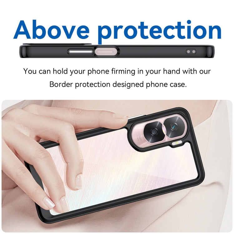 ACRYLIC Zadný kryt pre Honor 90 Lite 5G - čierny
