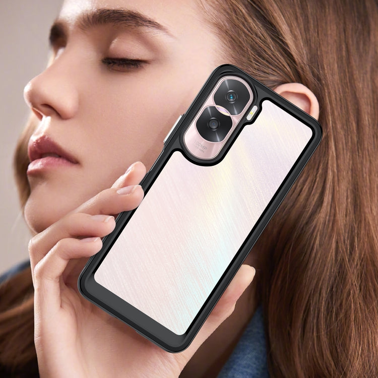 ACRYLIC Zadný kryt pre Honor 90 Lite 5G - čierny
