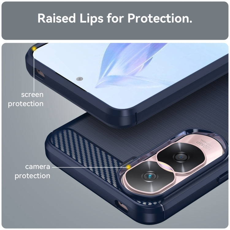 CARBON Zadný obal pre Honor 90 Lite 5G - modrý