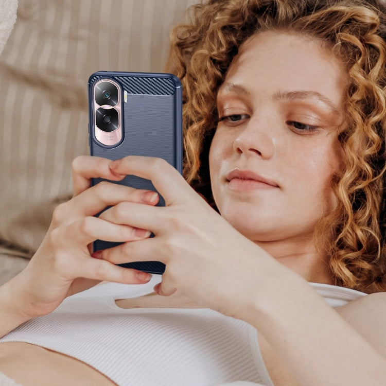 CARBON Zadný obal pre Honor 90 Lite 5G - modrý