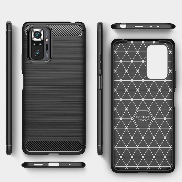 CARBON Zadný obal pre Xiaomi Redmi Note 10 Pro - modrý