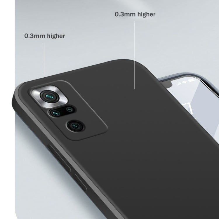 MATT Silikónový obal pre Xiaomi Redmi Note 10 Pro - čierny