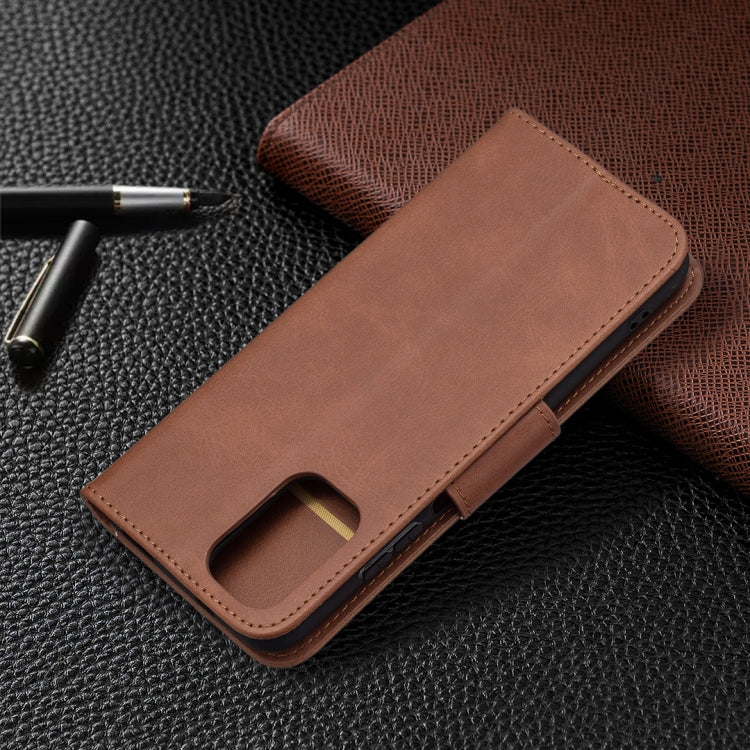 LAMBSKIN Knižkové puzdro pre Xiaomi Redmi Note 10 / Note 10S - hnedé